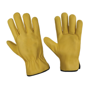 Unisex Leather Driver Gloves Thinsulate Liner Mechanics Works Utility Glove