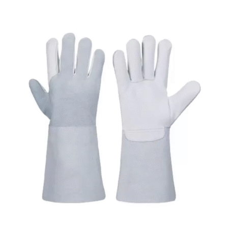 WHITE WELDING GLOVES